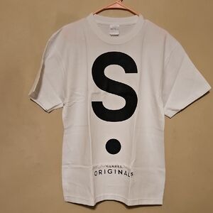 Clarks Originals White Tee with Black Graphic